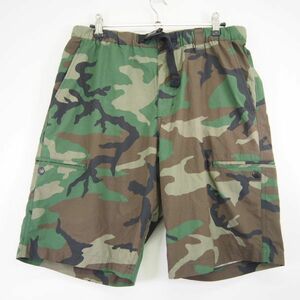 ノースフェイス THE NORTH FACE NB41531 NOVELTY GLOBE TREKKER SHORT カモフラ柄 ハーフパンツ(XL)カーキグリーン