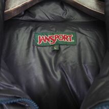 ジャンスポーツ JANSPORT ナイロンダウンジャケット ジャンスポ(L)ダークカラー系_画像3