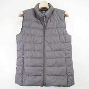 ユニクロ UNIQLO ウルトラライトダウンベスト/レディース(M)グレー/211-409111/575