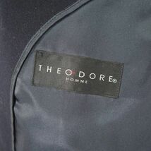 セオドール オム THEO DORE HOMME カシミヤ100% シングルテーラードジャケット ブレザー(102　BB6)ダークネイビー/日本製_画像3