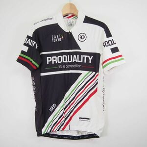 パールイズミ PEARL IZUMI フルジップ 半袖 サイクルジャージ サイクルウェア(M)ホワイト/日本製