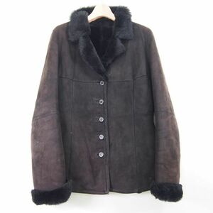  J&R J&R sheep leather mouton jacket (S) black 