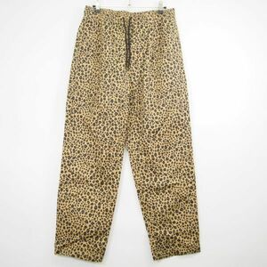 フリークスストア FREAK'S STORE 221-3406 ヒョウ レオパード柄 シェフパンツ(S)イエローブラウン系