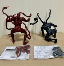 SHフィギュアーツ ヴェノム & カーネイジ 2体セット（ヴェノム：レット・ゼア・ビー・カーネイジ） Venom & Carnage Figuarts 中古品美品_画像2