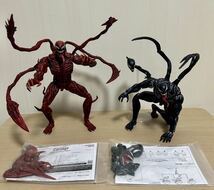 SHフィギュアーツ ヴェノム & カーネイジ 2体セット（ヴェノム：レット・ゼア・ビー・カーネイジ） Venom & Carnage Figuarts 中古品美品_画像1