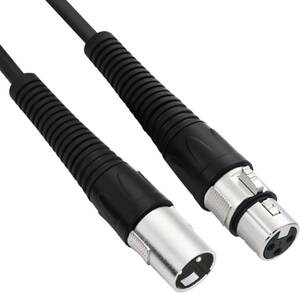 Carol XLR microphone * cable ( female - male )- Mike * cable (1/4 -inch )-20 feet l black l3 piece one body design 