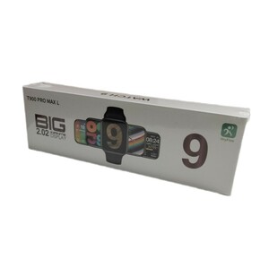 【新品未使用】S9T900Promax LスマートウォッチGEGLGSフルスクリーン防水 ブラック