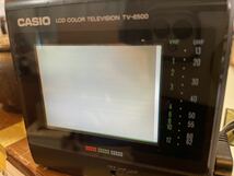 【1円スタート】CASIO カシオ TV-6500 通電確認済み レトロ 91年製 現状品 DM1114M_画像2