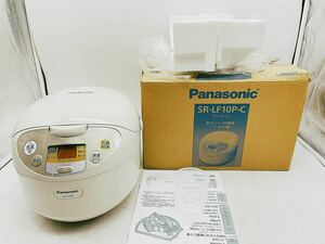 【中古】Panasonic パナソニック 1.0L マイコンジャー 炊飯器 5.5合 SR-LF10P-C 2009年製 家庭用 現状品 DM1127M