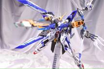 【ZZA MODEL】CH-01 1/100 BLUE FLAME 藍焔 青炎 初回特典付き 合金フレーム付き ウイングガンダムゼロ似 機甲 組立式 プラモデル 新品_画像5