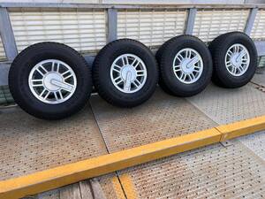 ★1円売り切り★265/75R16 6穴 タイヤホイール 4本セット グッドイヤー ラジアルタイヤ (06モデル ハマー H3 装着)