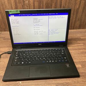 MY11-69 激安 ノートPC NEC VersaPro J VG-S PC-VJ22TGGGS Core i5 5200U 2.20GHz メモリ4GB内蔵 BIOS立ち上がり確認済み ジャンク