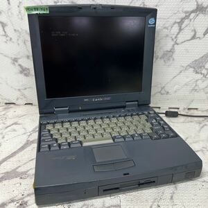 PCN98-769 激安 PC98 ノートブック NEC PC9821NR13S14 起動確認済み ジャンク