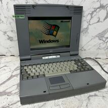 PCN98-783 激安 PC98 ノートブック NEC PC-9821Nx/C7 起動確認済み ジャンク_画像1