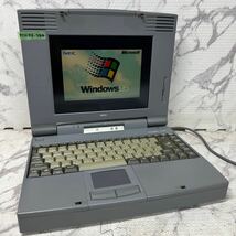 PCN98-784 激安 PC98 ノートブック NEC PC-9821Na9/H8 起動確認済み ジャンク_画像1