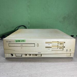 DT98-293 激安 PC98 デスクトップ NEC PC-9821Ce S2 MEM 5120KB HDD欠品　メモリーチェックまで確認済み　ジャンク