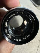 Canon model L3 キヤノン レンジファインダー フィルムカメラ _画像8