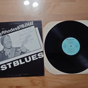 ★Sonny Rhodes & The Texas Twisters ★Just Blues★サイン付★LPレコード★Rare Item★中古品 ★Autographed