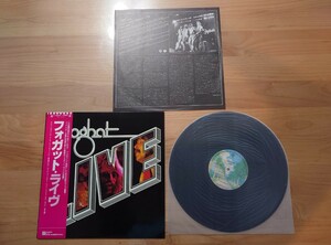 ★フォガット FOGHAT★ライヴ！ LIVE★帯付★OBI★LPレコード★中古品 