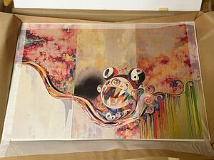  Murakami . poster present-day art work [727-272] condition excellent Takashi Murakami Edition 300 Signed autograph * number equipped regular goods outer box equipped 2006 year 