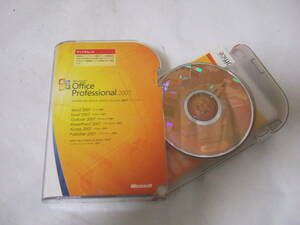 製品版■Microsoft Office Professional 2007(Access/PowerPoint/Excel/Word/Outlook)■スタートガイド/プロダクトキー付属