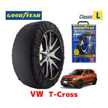 GOODYEAR スノーソックス 布製 タイヤチェーン CLASSIC Lサイズ フォルクスワーゲン 2021- T-Cross / 3BA-C1DKR 205/60R16_画像1