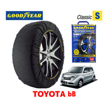 GOODYEAR スノーソックス 布製 タイヤチェーン CLASSIC Sサイズ トヨタ bB 20系 QNC20 タイヤサイズ： 185/55R15 15インチ用_画像1