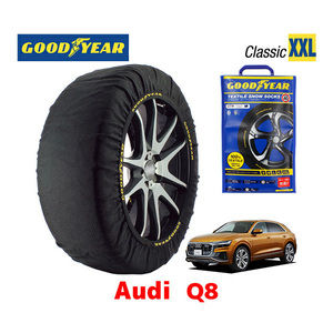 GOODYEAR スノーソックス 布製 タイヤチェーン CLASSIC XXLサイズ AUDI アウディ Q8 / AAA-F1DCBS 275/50R20 20インチ用