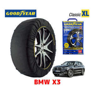 GOODYEAR スノーソックス 布製 タイヤチェーン CLASSIC XLサイズ BMW X3 / 3CA-UZ7230 タイヤサイズ： 245/45R20 20インチ用