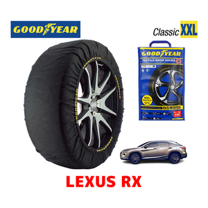 GOODYEAR スノーソックス 布製 タイヤチェーン CLASSIC XXLサイズ レクサス RX / AGL25W タイヤサイズ：235/55R20 20インチ用