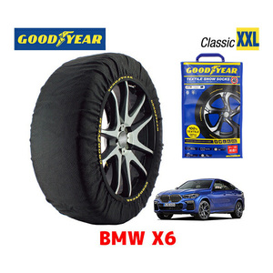 GOODYEAR スノーソックス 布製 タイヤチェーン CLASSIC XXLサイズ BMW X6 / 3BA-CY44 タイヤサイズ： 275/40R21 21インチ用