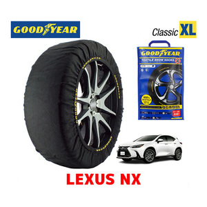 GOODYEAR スノーソックス 布製 タイヤチェーン CLASSIC XLサイズ レクサス NX / AAZA20 タイヤサイズ： 235/60R18 18インチ用