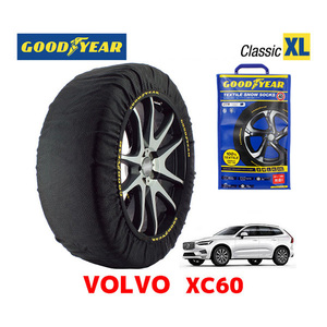 GOODYEAR スノーソックス 布製 タイヤチェーン CLASSIC XLサイズ VOLVO ボルボ XC60 / 5AA-UB420TXCMA 235/60R18 18インチ用