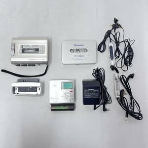 【SS】SONY TCS-600 Panasonic RQ-SX20 ステレオカセットレコーダー プレーヤー SHARP 1BIT MD RECORDER Auvi MQ-CR7-5 現状品 ジャンク