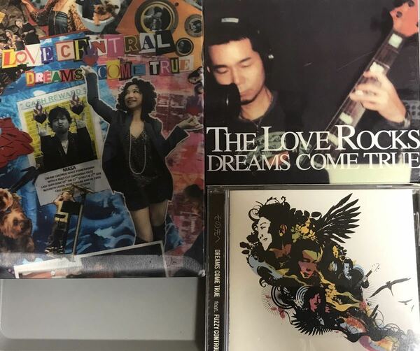 DREAMS COME TRUE LOVE CENTRAL /THE LOVE ROCKS/その先へ（CDアルバム・シングル）3枚