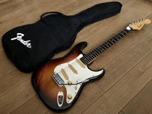 極希少 Fender Japan STM-60(STM-55) 3TS 1987年製/ミディアム・スケール Body:Alder材 Sスタンプ最上級材 P.U:HOTROD-5S/純正ギグケース付