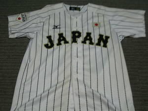 rkオ11-113 WBC2017 野球日本代表 ユニフォーム 背番号無 侍ジャパン Mサイズ 中古品 要説明確認 