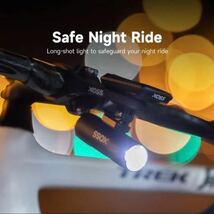 【新品】XOSS LED 自転車ヘッドライト USB充電式 800ルーメン XL800 超軽量アルミニウム ロードバイク_画像3