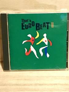 ★ That‘s EURO BEAT VOL.10 ＣＤ　／　ザッツ ユーロビート　／　　　　　　　　　　　　　　　　　　　　　　　　　即決。