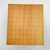 5000円スタート 天然木 厚さ17センチ 将棋盤 新榧 足付 桐箱付 桐覆付 へそ付 高級将棋盤【道楽銭函】_画像2