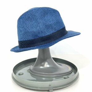 帽子屋 Flava Topin 60センチ ハット 夏物 ブルー 上品 青 紳士 男性 メンズ 帽子 Hat 【道楽札幌】の画像3