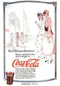 ●328F　1915年のレトロ広告　コカコーラ　Coca-Cola　Coke