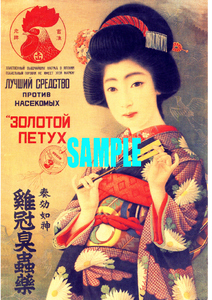 ■0554 昭和10年(1935)のレトロ広告 金鳥 かとりせんこう 海外向け広告