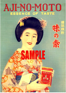 ■0561 昭和初期／戦前(1926～1945)のレトロ広告 味の素 海外向け広告 鈴木商店