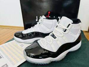 【SNKRS購入】Air Jordan 11 Retro “CONCORD” 28.5 ジョーダン レトロ xi コンコルド used 中古　45