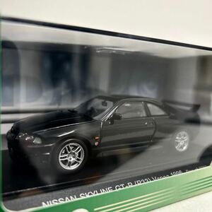 EBBRO 1/43 NISSAN SKYLINE GT-R R33 V-spec 1996 Black 日産 スカイライン bcnr33 Vスペック ブラック ミニカー モデルカー