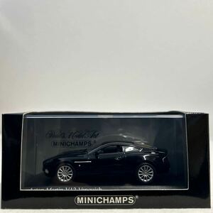 MINICHAMPS 1/43 Aston Martin V12 Vanquish Black ミニチャンプス アストンマーティン ヴァンキッシュ アストンマーチン ミニカー