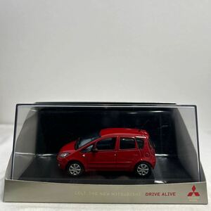 MITSUBISHI ディーラー特注 Sun Star 1/43 三菱 コルト レッド ミニカー モデルカー カラーサンプル COLT Z21a