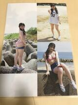 ★ラミネート加工 切り抜き★NMB48 早川夢菜 11ページ 水着 A4加工_画像7