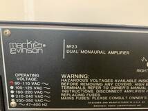 1117 ● Mark Levinson Dual Monaural Power Amplifier 23L マークレビンソン_画像6